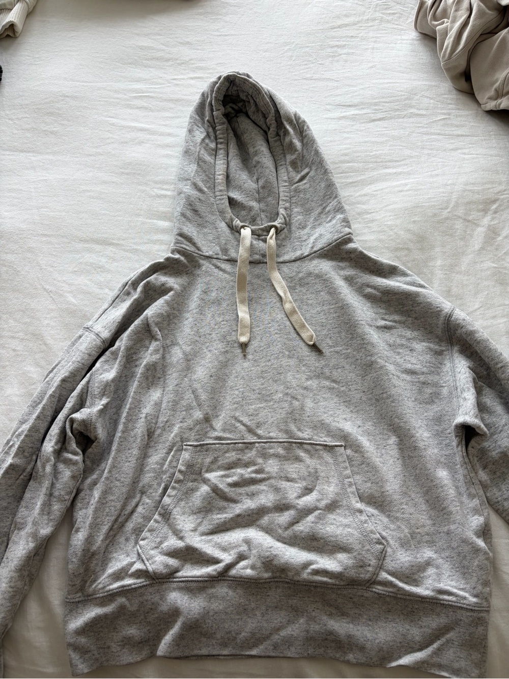 Gap Heather Gray Pullover Hoodie Sweatshirt